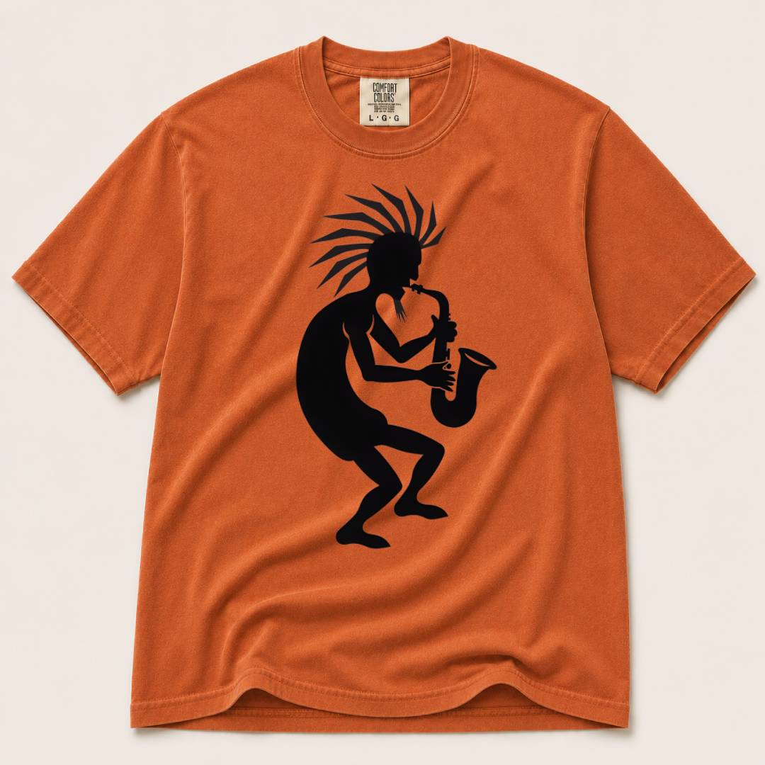 Playing Saxophone