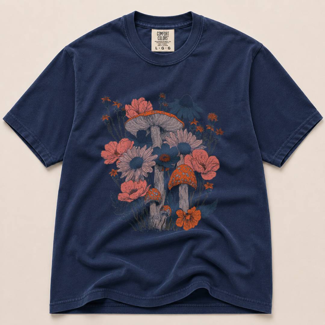Mushroom & Wildflower
