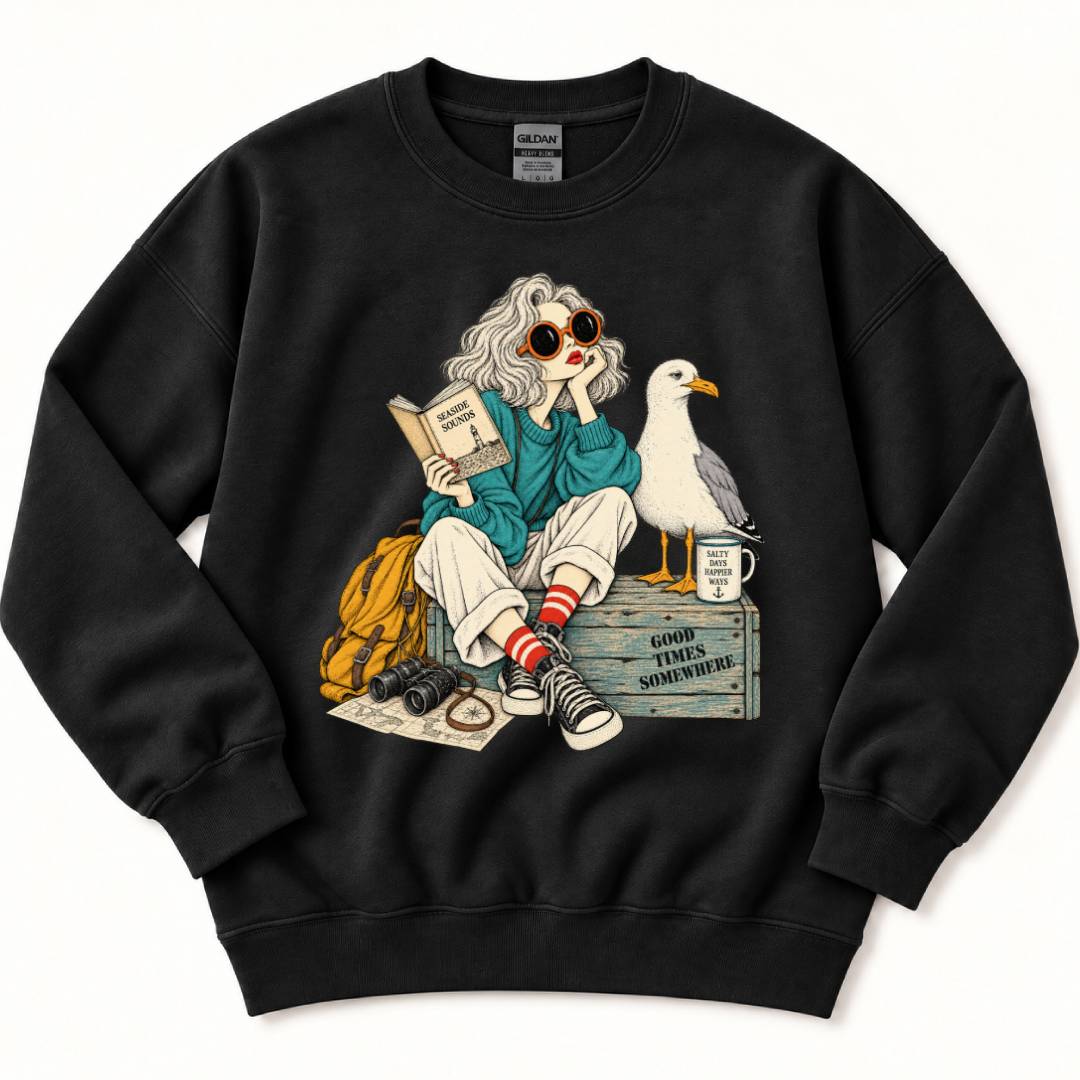 Seaside Reader Sweatshirt