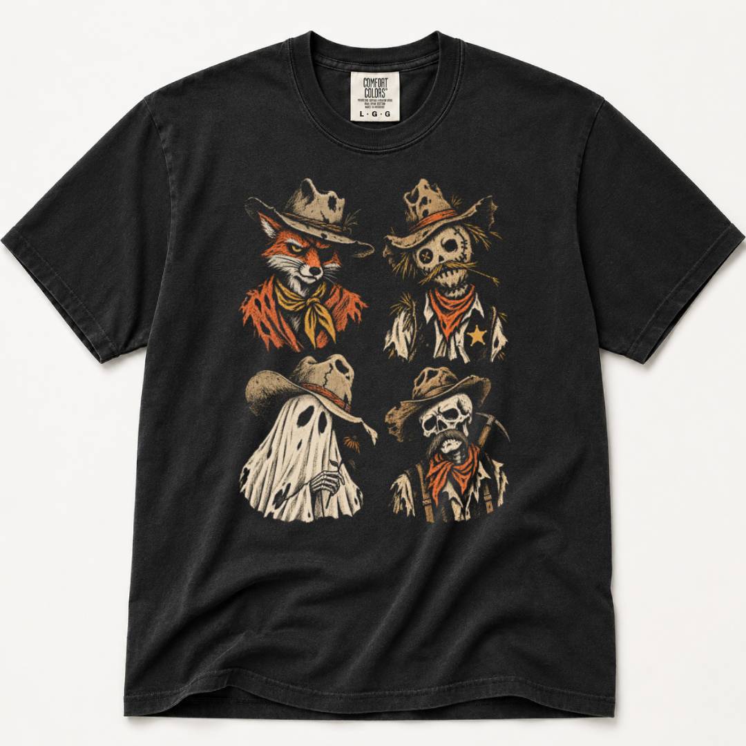 Halloween Scarecrow Quartet T‑Shirt