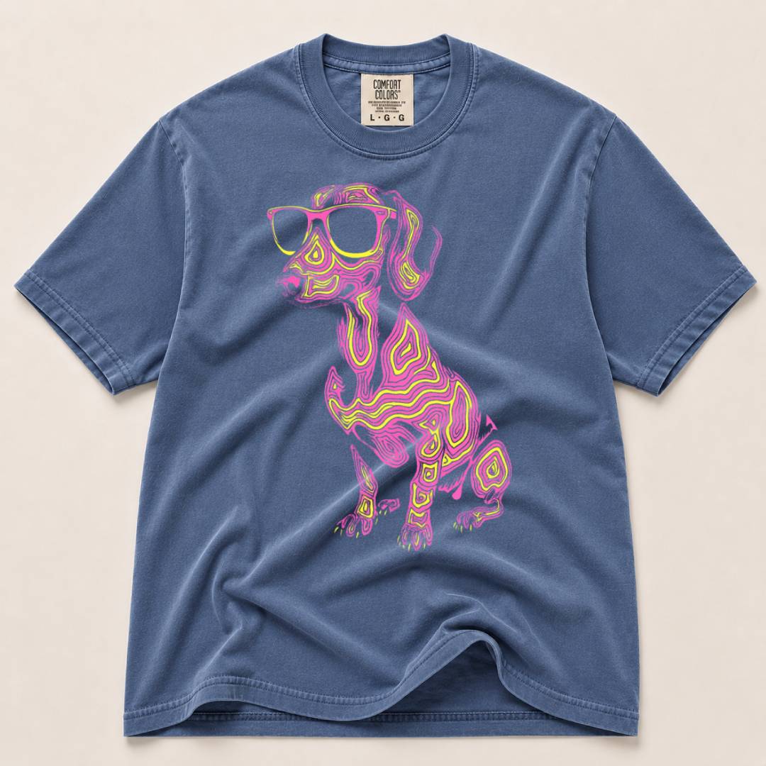 Pink Dachshund