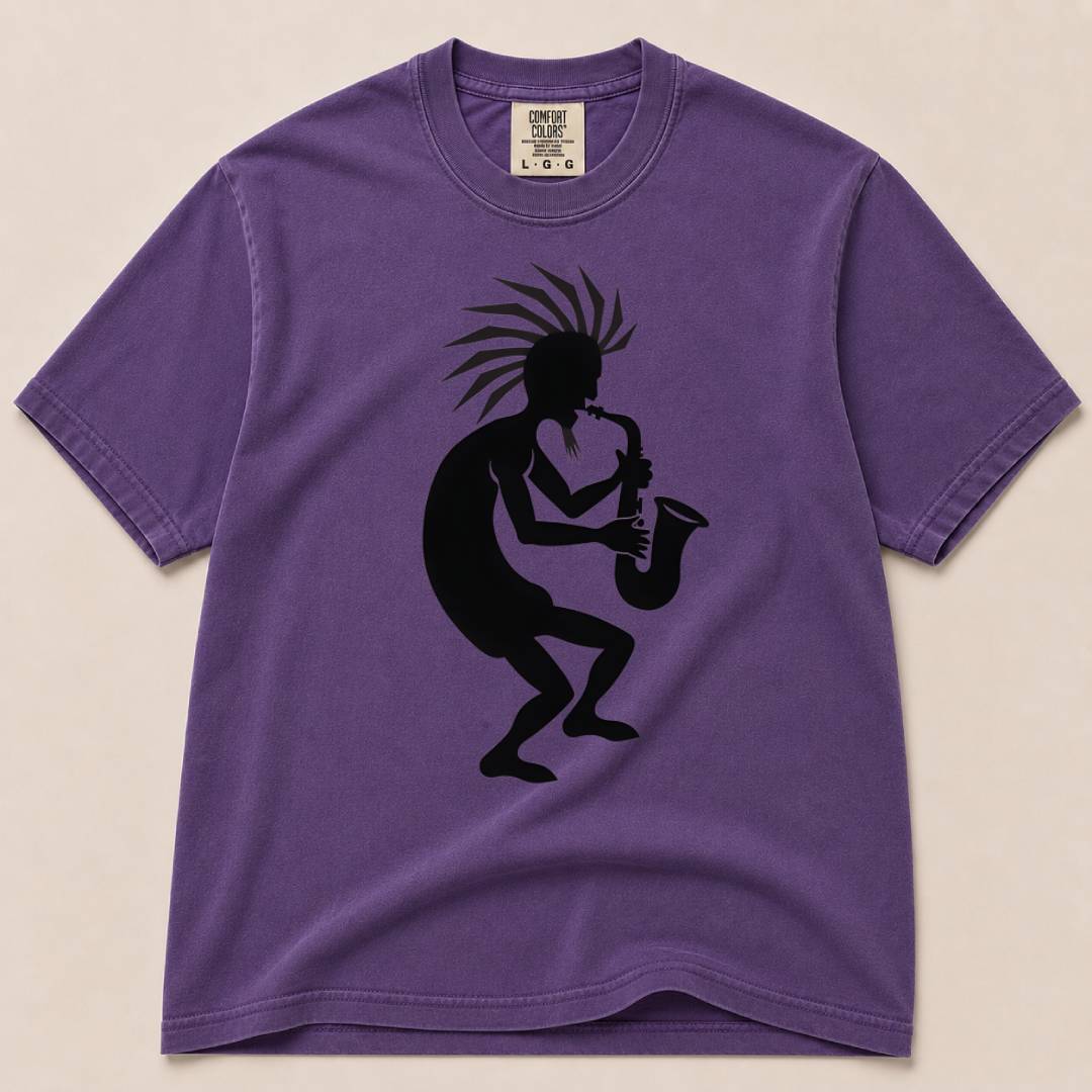Playing Saxophone