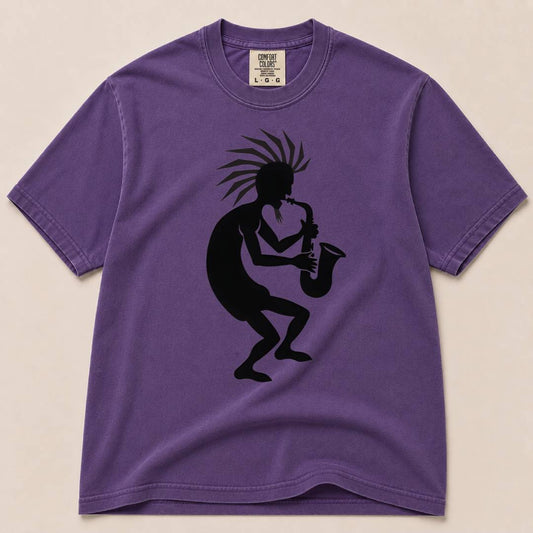 Playing Saxophone