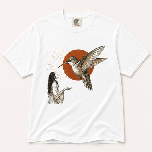 Hummingbird & Girl