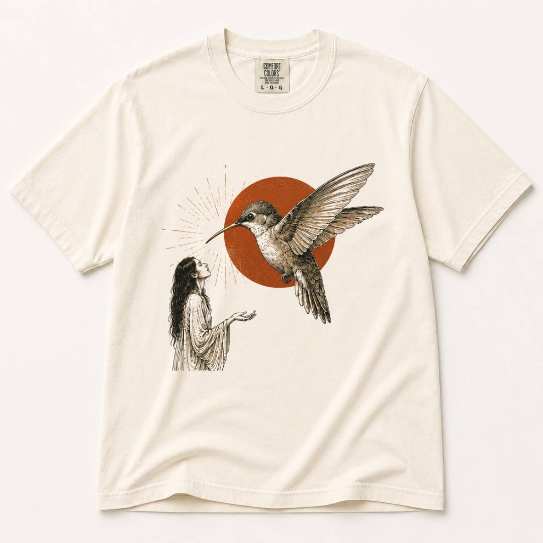 Hummingbird & Girl