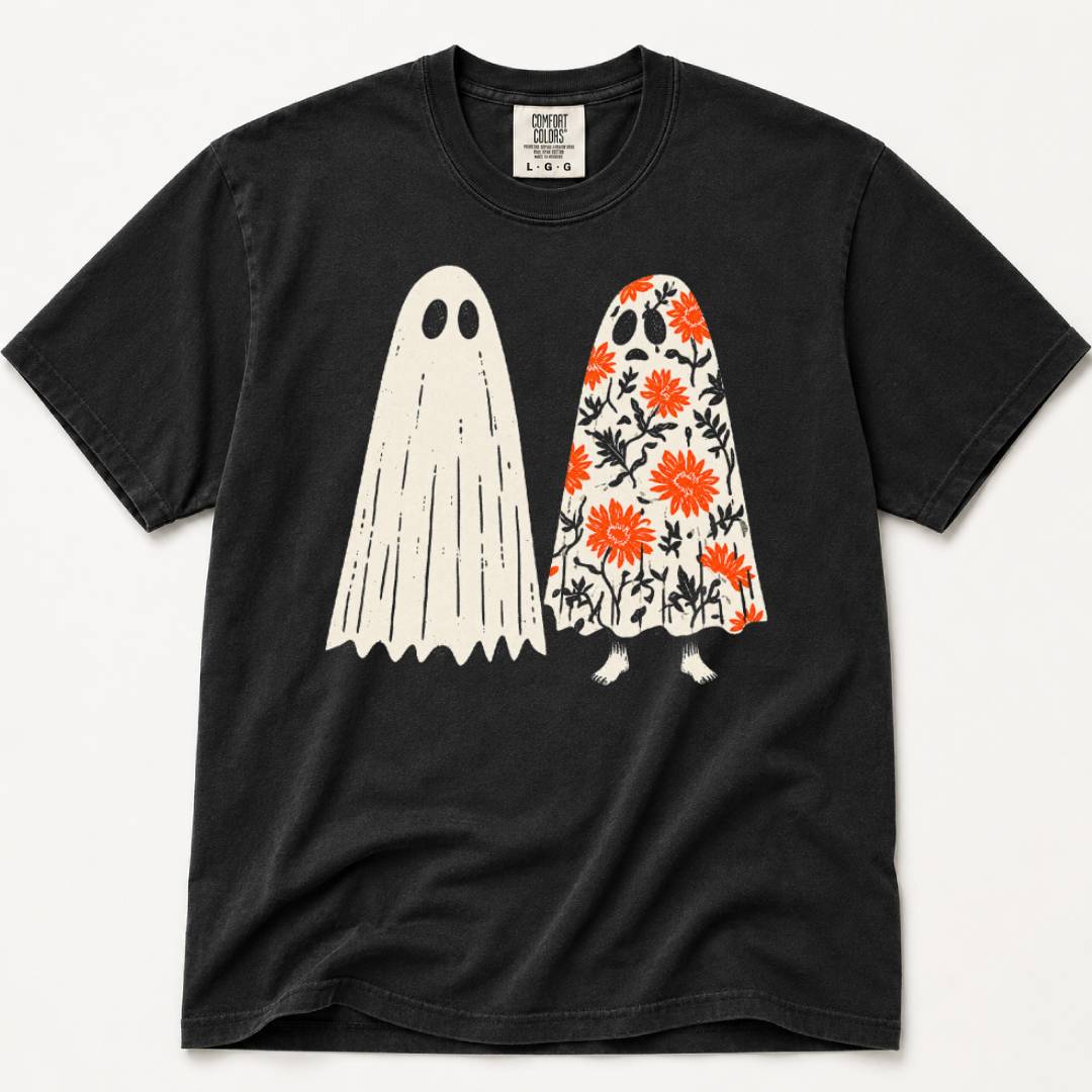 Floral Ghosts Halloween