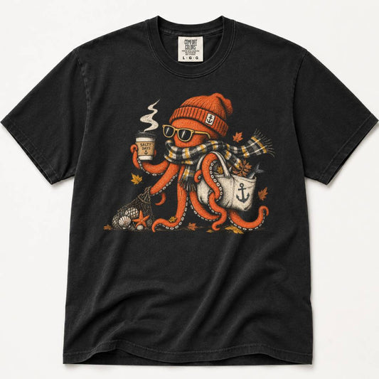 Octopus Coffee Lover T-Shirt