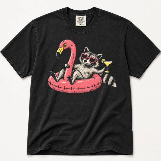 Raccoon Floatie T-Shirt