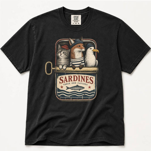 Sardines Tin Trio T-Shirt