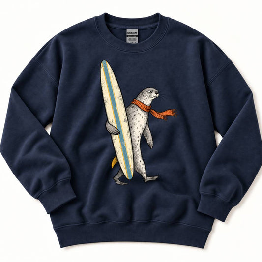 Surfing Seal Sweatshirt