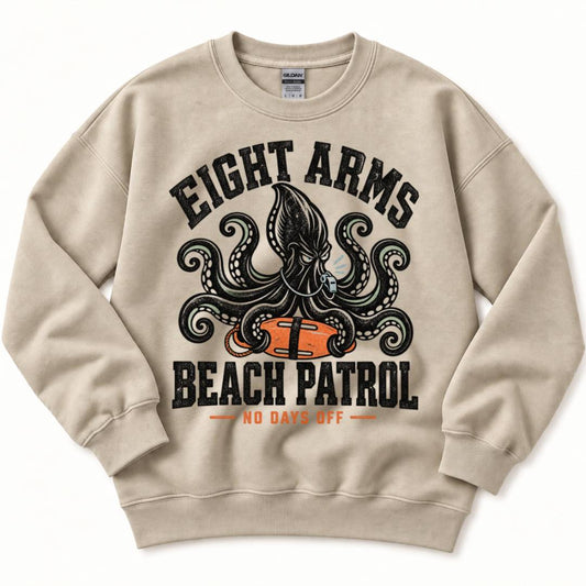 Eight Arms Beach Patrol Sweatshirt