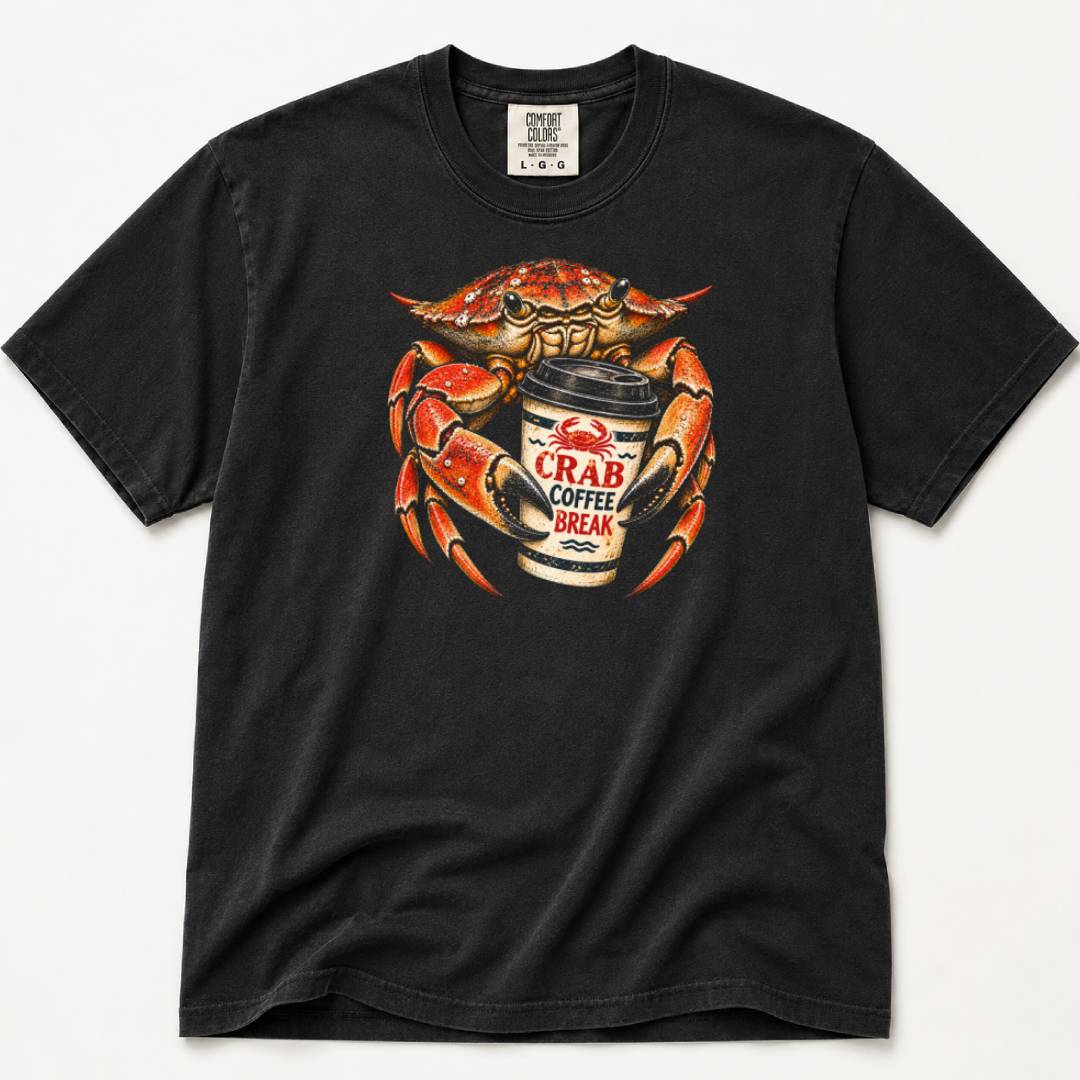 Crab Coffee Break T-Shirt