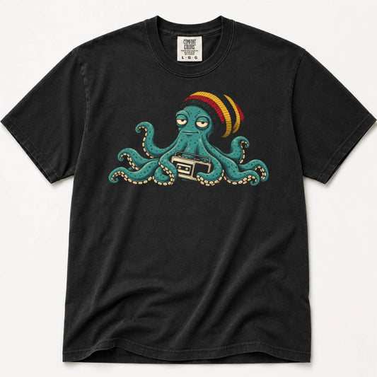 Rasta Octopus  T-Shirt