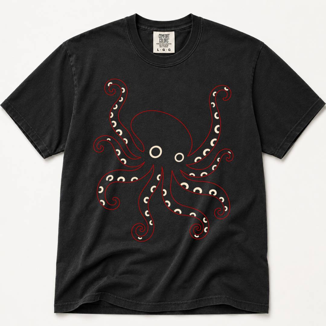 Moonlit Octopus T-Shirt