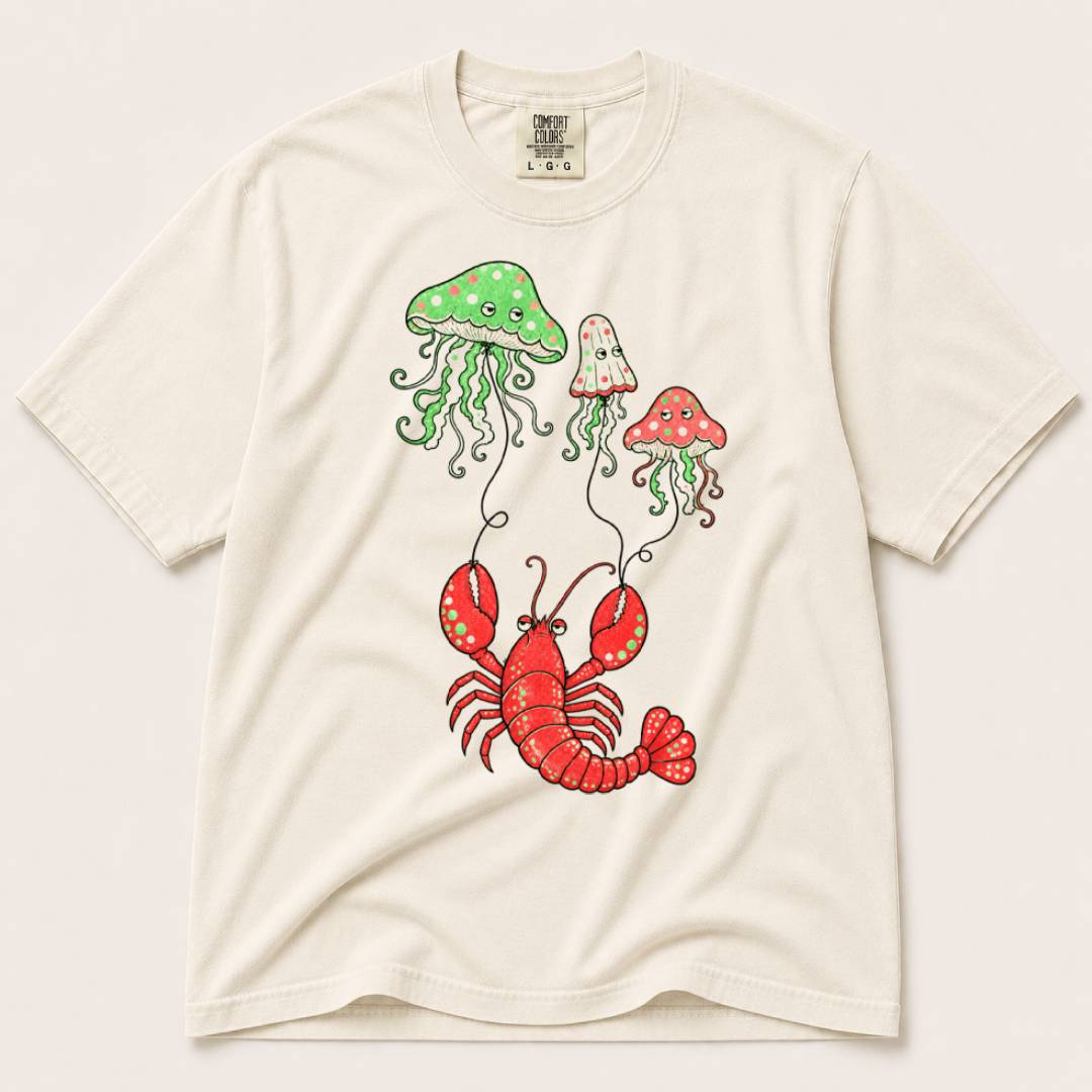 Lobster and Baloons T-Shirt