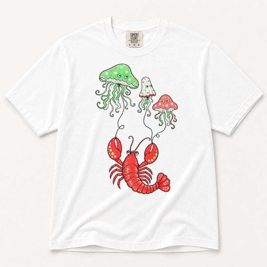 Lobster and Baloons T-Shirt