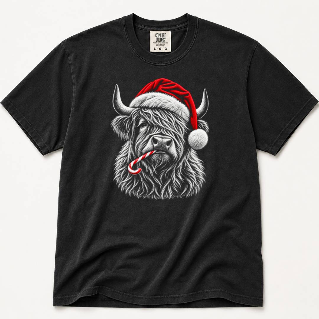 Moo-dy Christmas T-Shirt