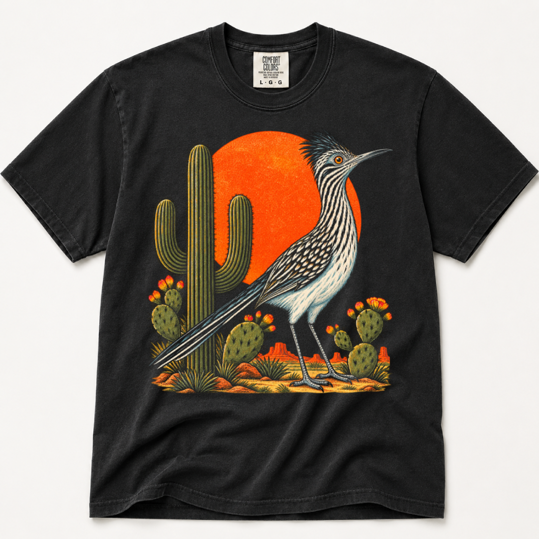 Desert Sunset Roadrunner