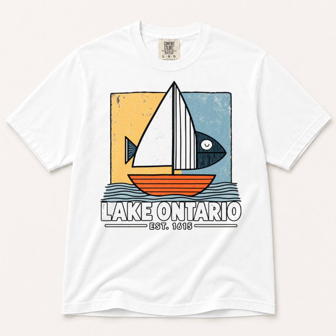 Lake Ontario Sailboat T‑Shirt