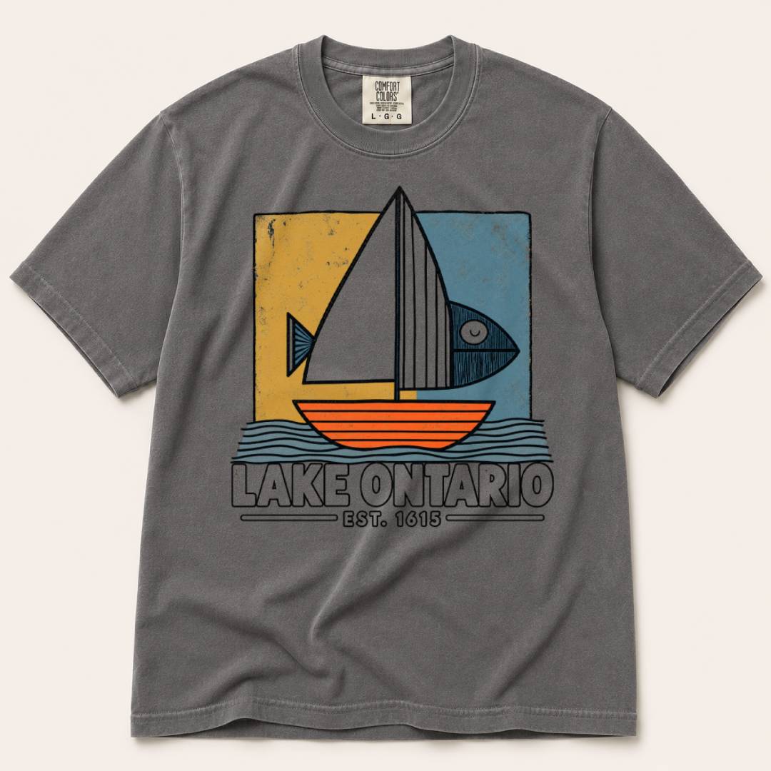 Lake Ontario Sailboat T‑Shirt