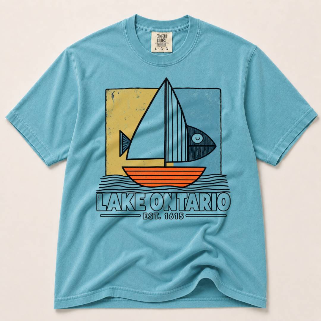 Lake Ontario Sailboat T‑Shirt