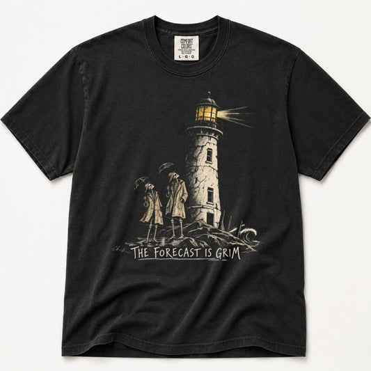 The Forecast Is Grim Lighthouse T-Shirt