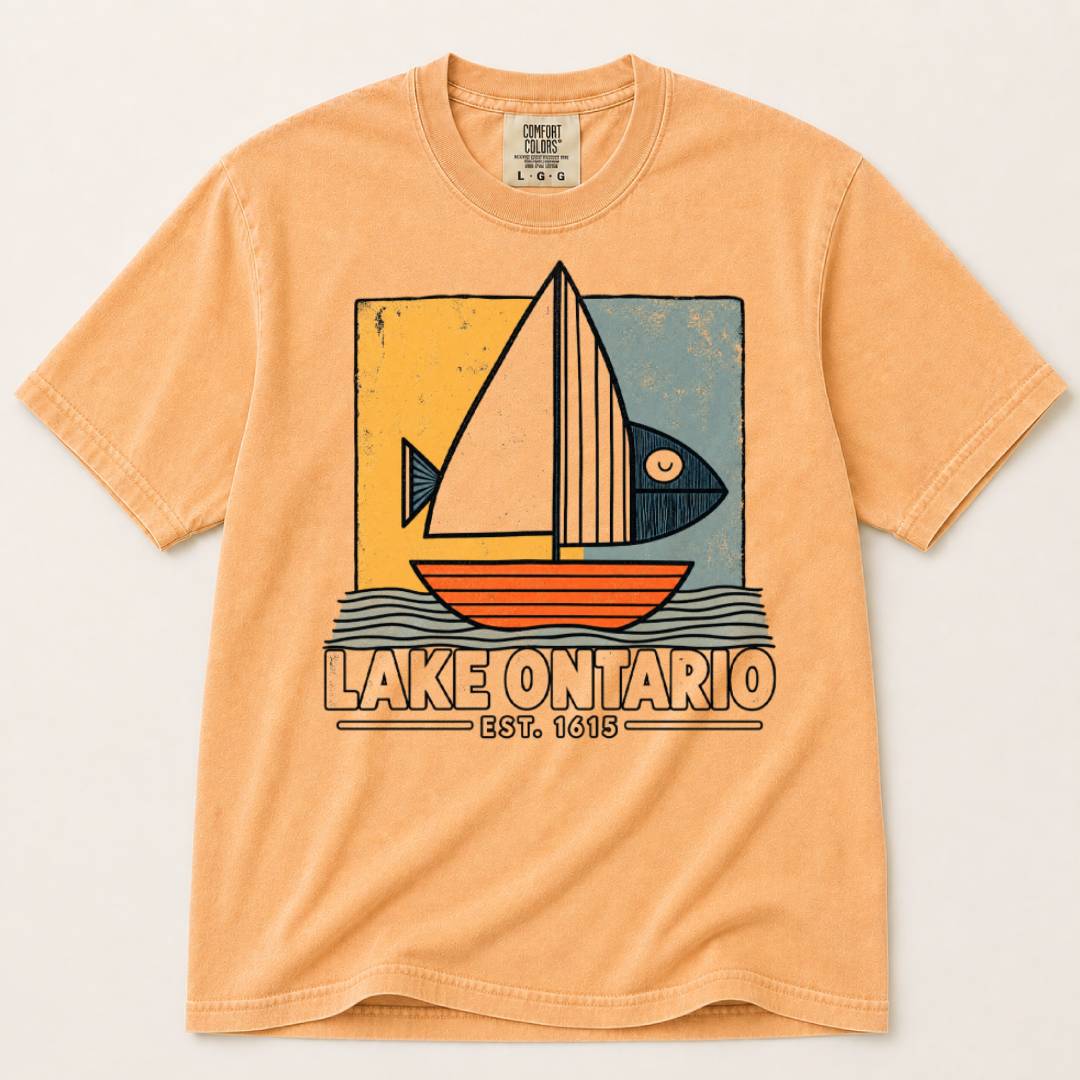 Lake Ontario Sailboat T‑Shirt